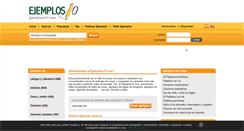 Desktop Screenshot of ejemplos10.com